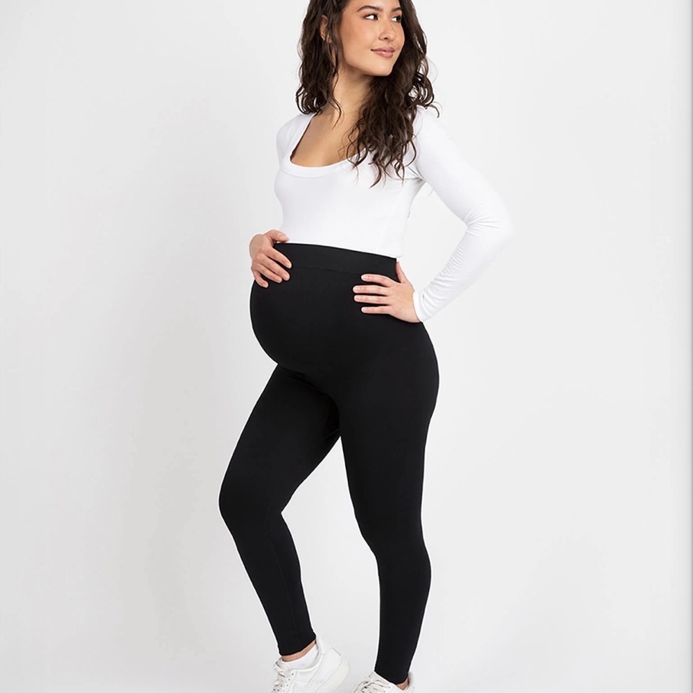 Classic Black Maternity Leggings